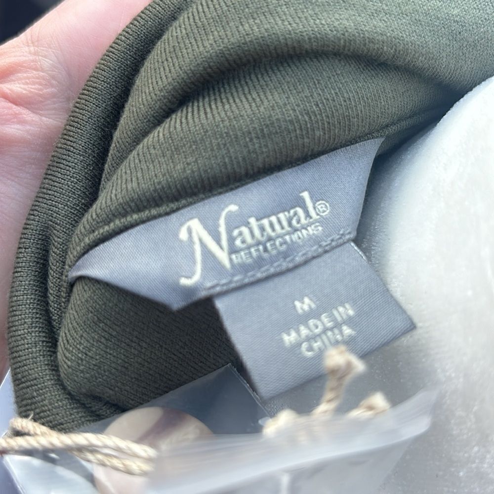 NWT Natural Reflections Fleece shacket - Picture 9 of 14